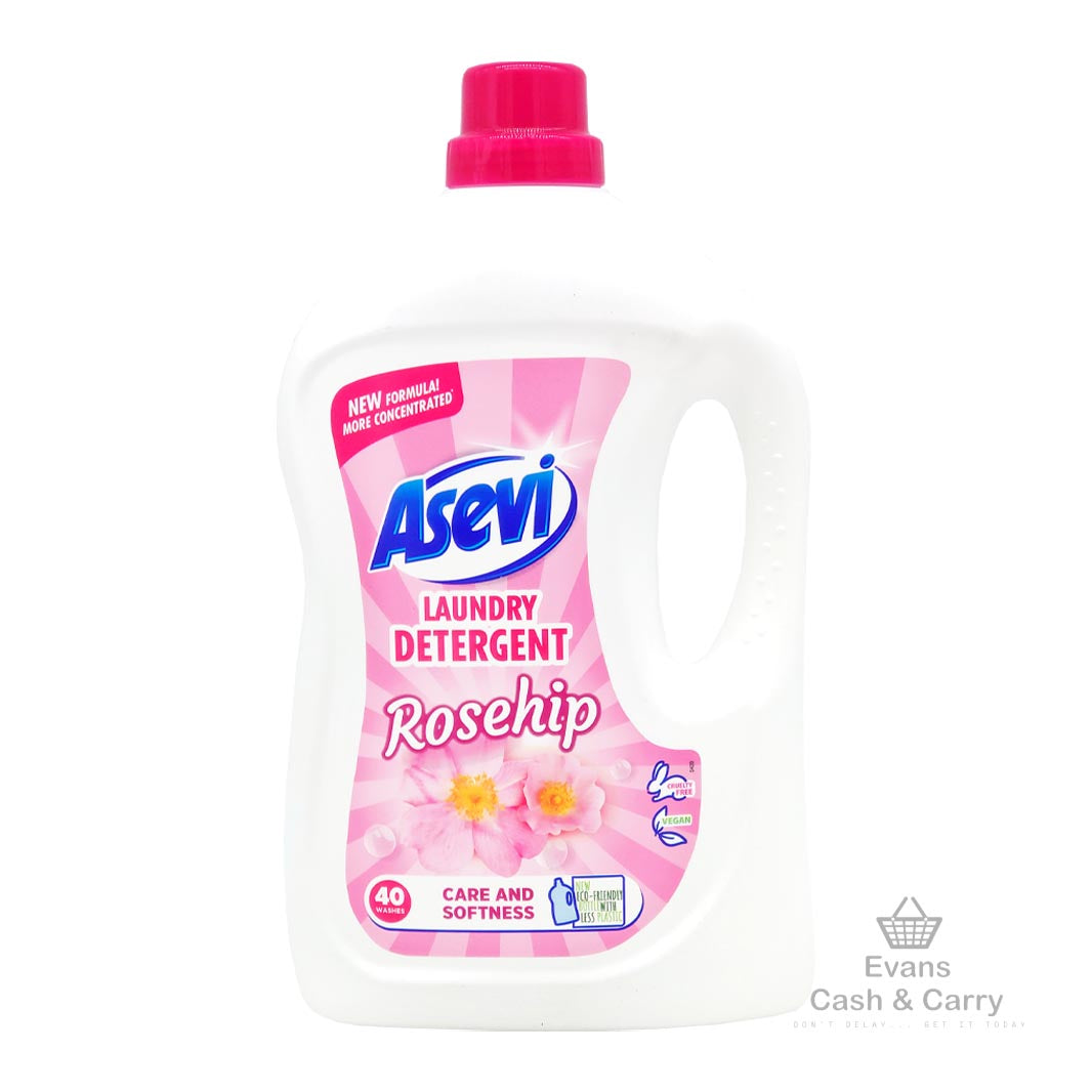 Asevi Liquid Laundry Detergent Rosehip 44 wash (2376ml)