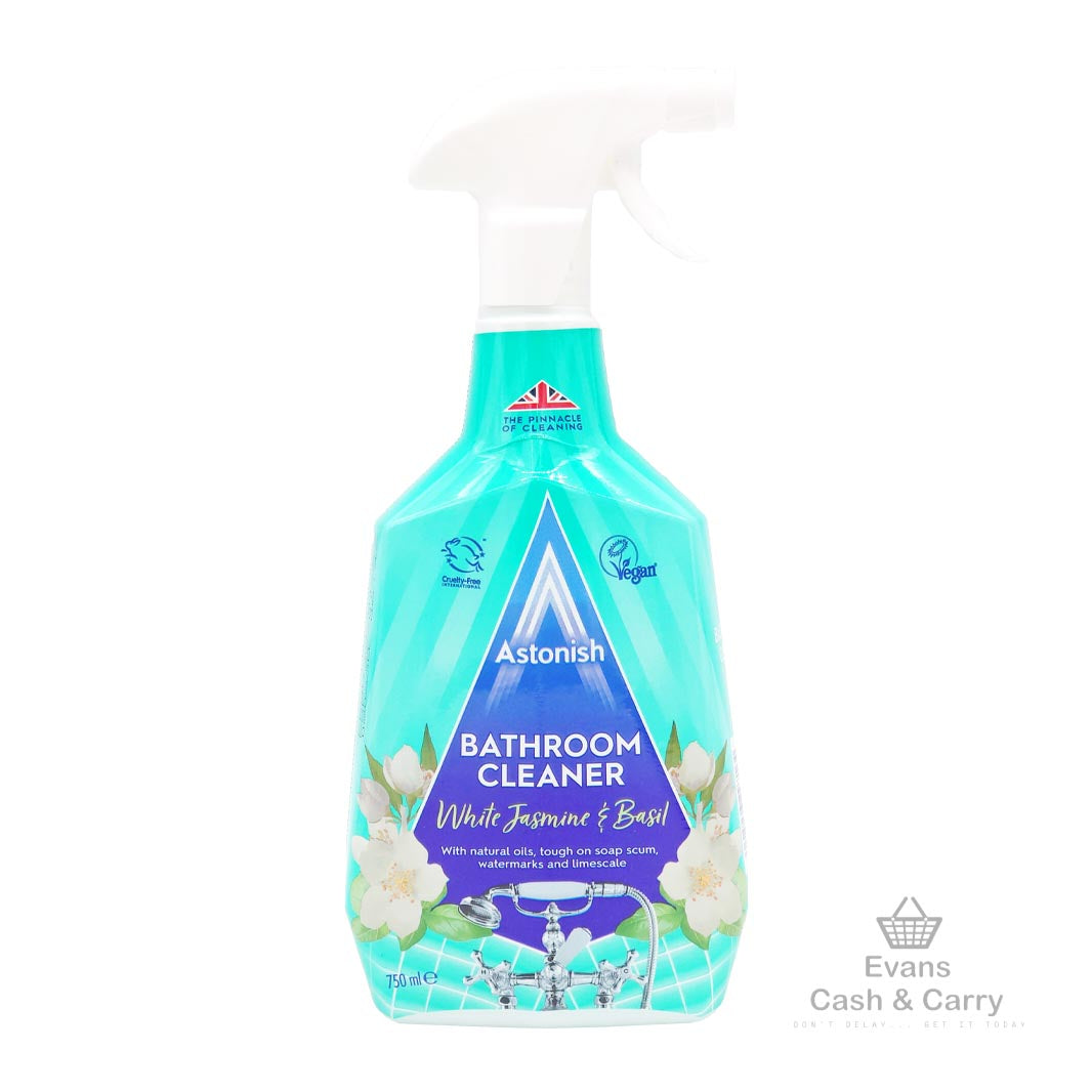 Astonish White Jasmine & Basil Bathroom Cleaner (750ml)