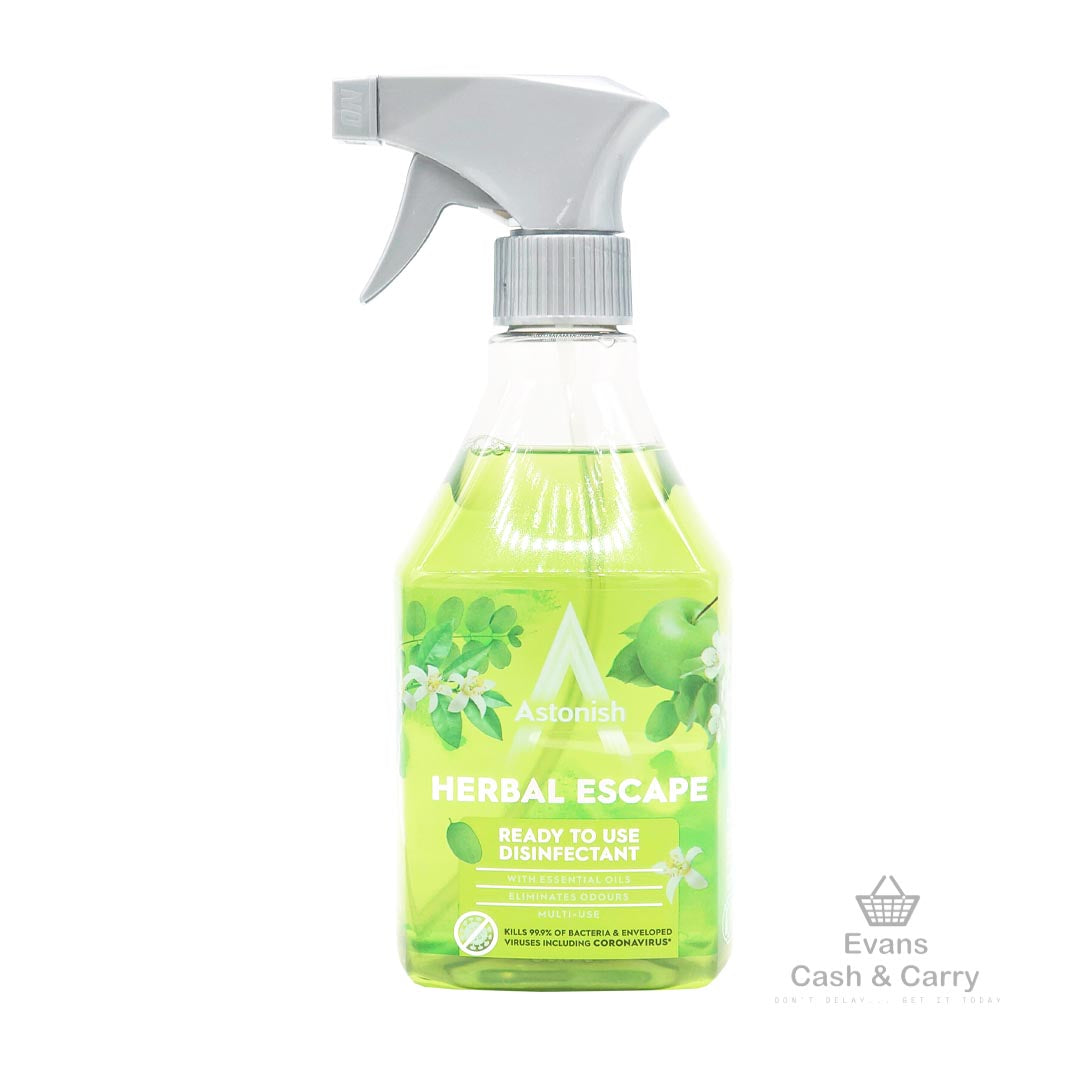 Astonish Herbal Escape Ready To Use Disinfectant Spray (550ml)