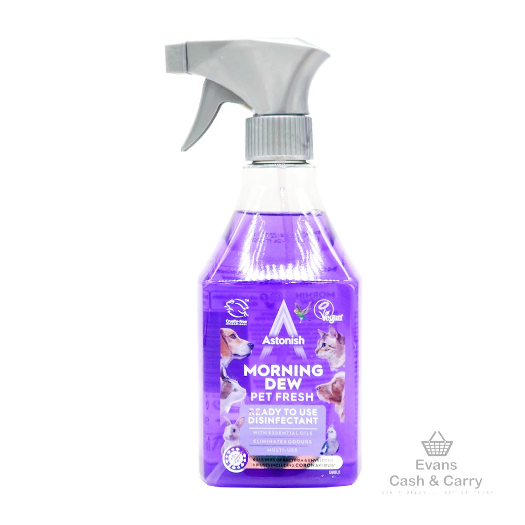 Astonish Morning Dew Pet Fresh Ready To Use Disinfectant Spray (550ml)