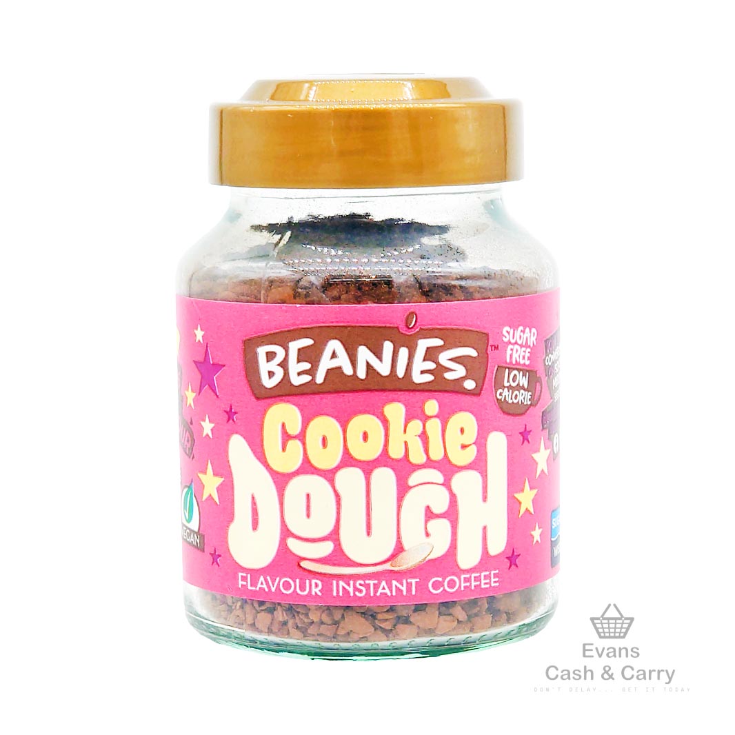 (BBE 06/01/2025) Beanies Flavoured Instant Coffee - Cookie Dough (50g)