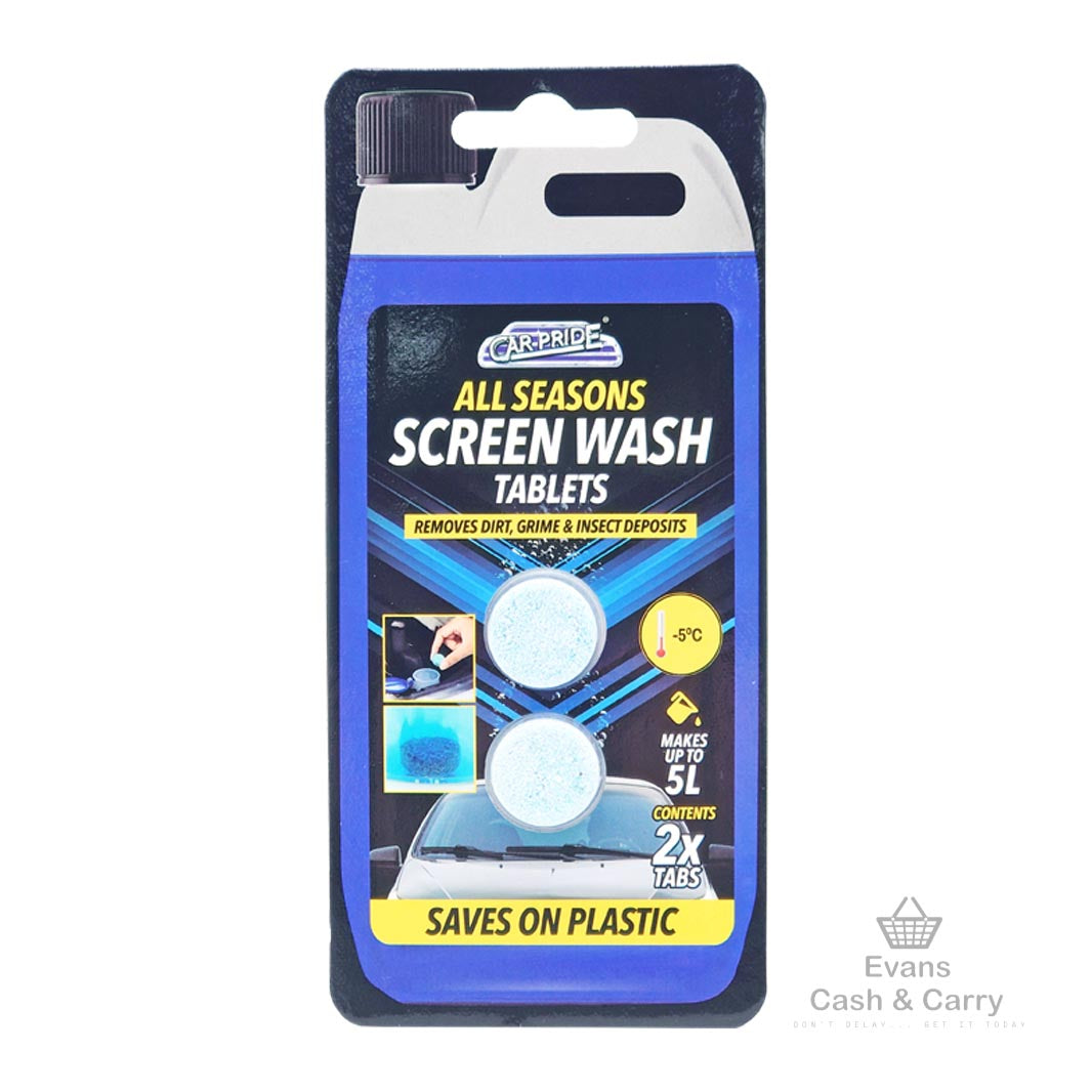 Car Pride Screen Wash Tablets (2x tabs)