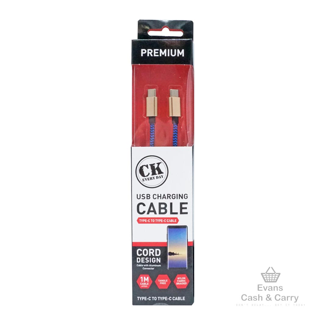 Type-C to Type-C Charging Cable (1m)