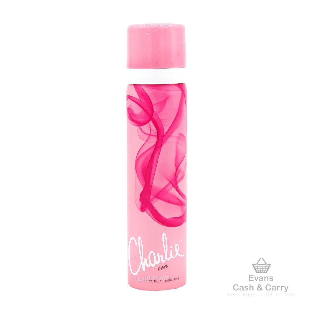 Charlie Body Spray - Pink (Vanilla) (75ml)