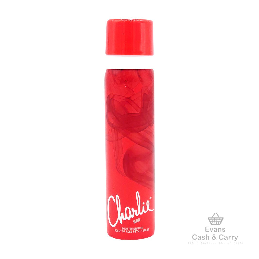 Charlie Body Spray - Red (Rose Petal) (75ml)