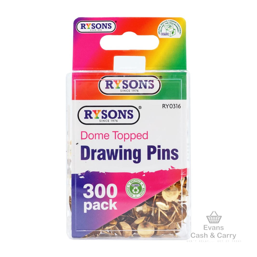 Dome Topped Drawing Pins