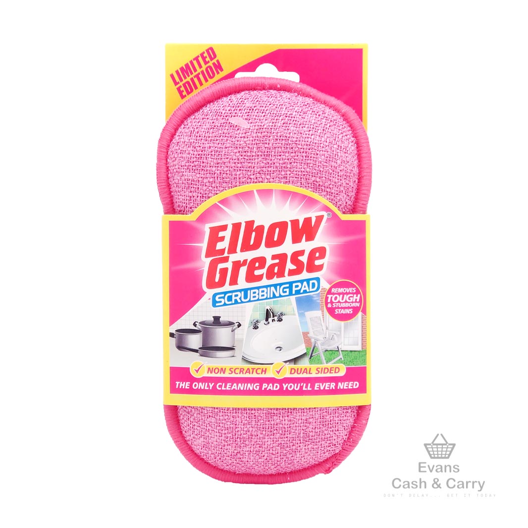 Elbow Grease Scrubbing Pad - Pink (1 pack)