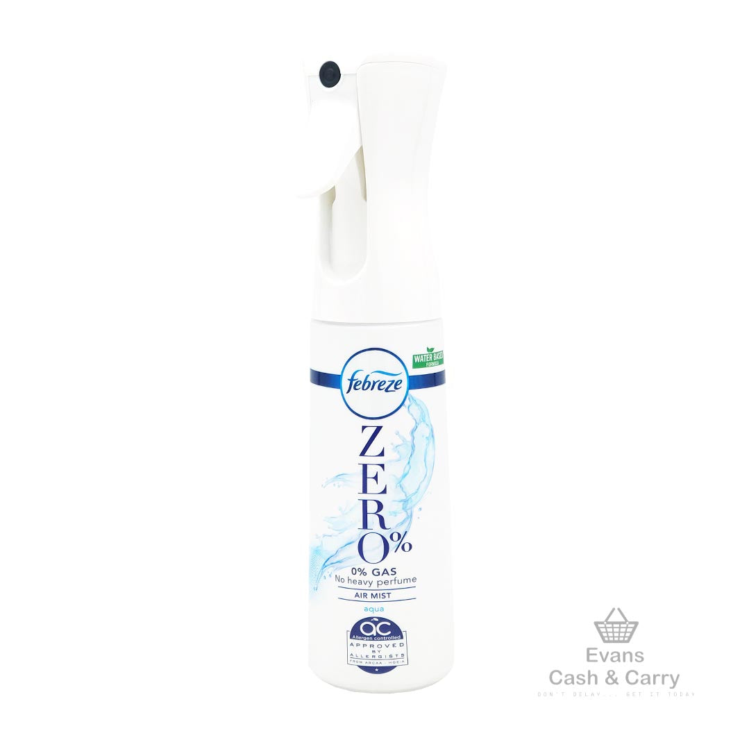 Febreze Zero % Air Freshener Mist Kit Aqua (300ml) – Evans for