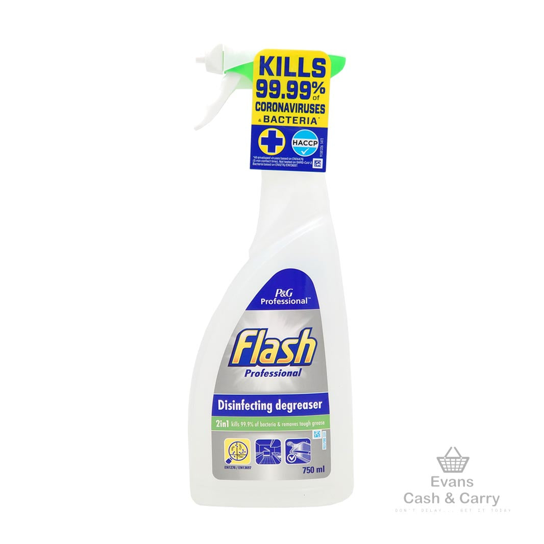 Flash Disinfecting Degreaser (750ml) (£1.70 each or 2 for £3)