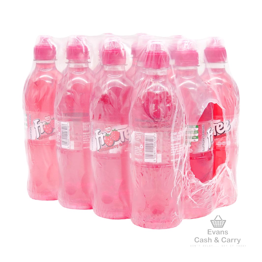 (BBE - 09/25 - 12/25) Frootee Strawberry & Raspberry Case (12x500ml)