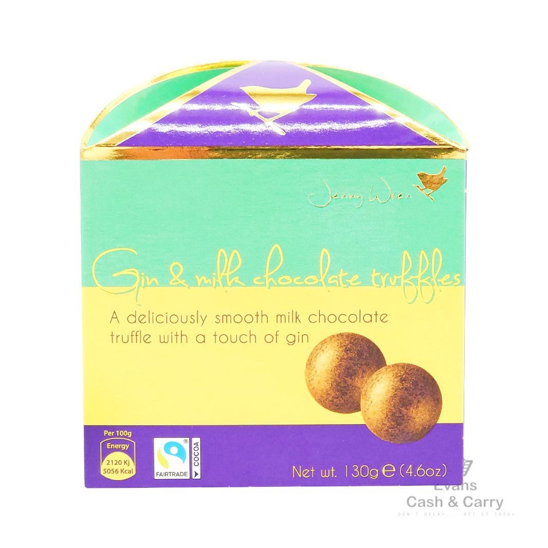 (BBE 02/23) Gin & Milk Chocolate Truffle Circus box (130g)