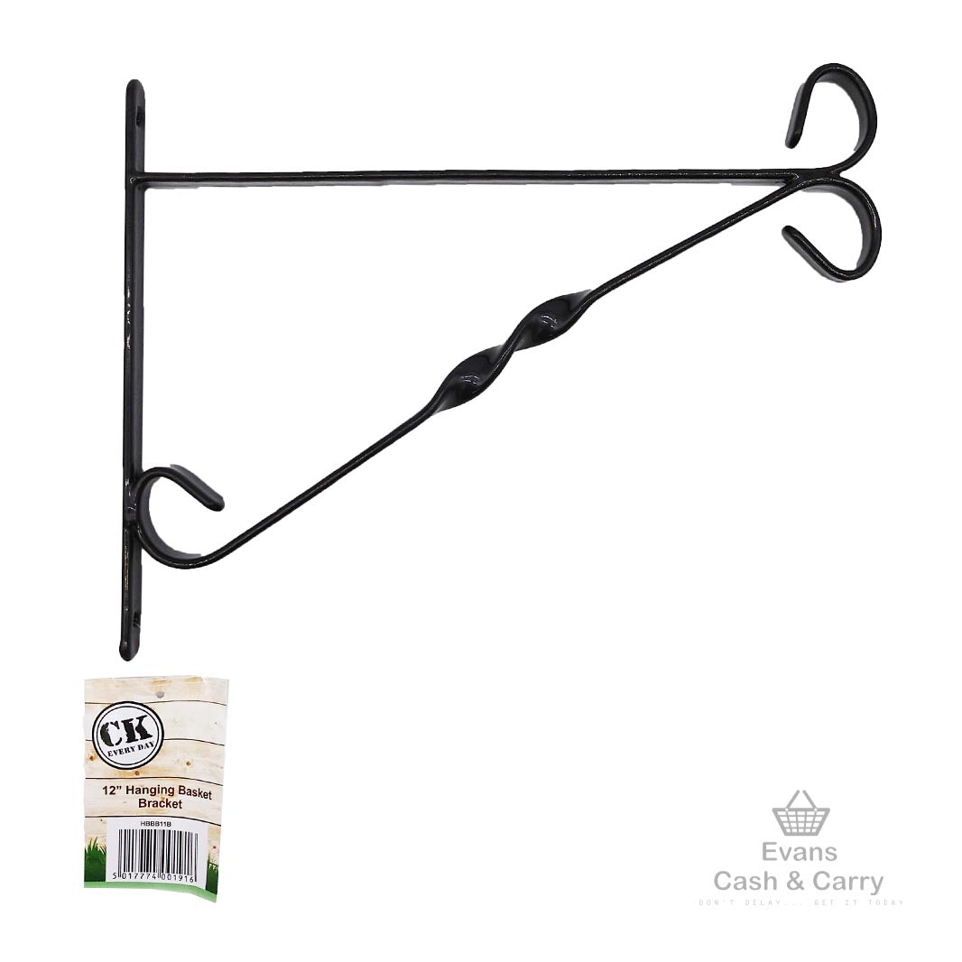 12" Hanging Basket Bracket