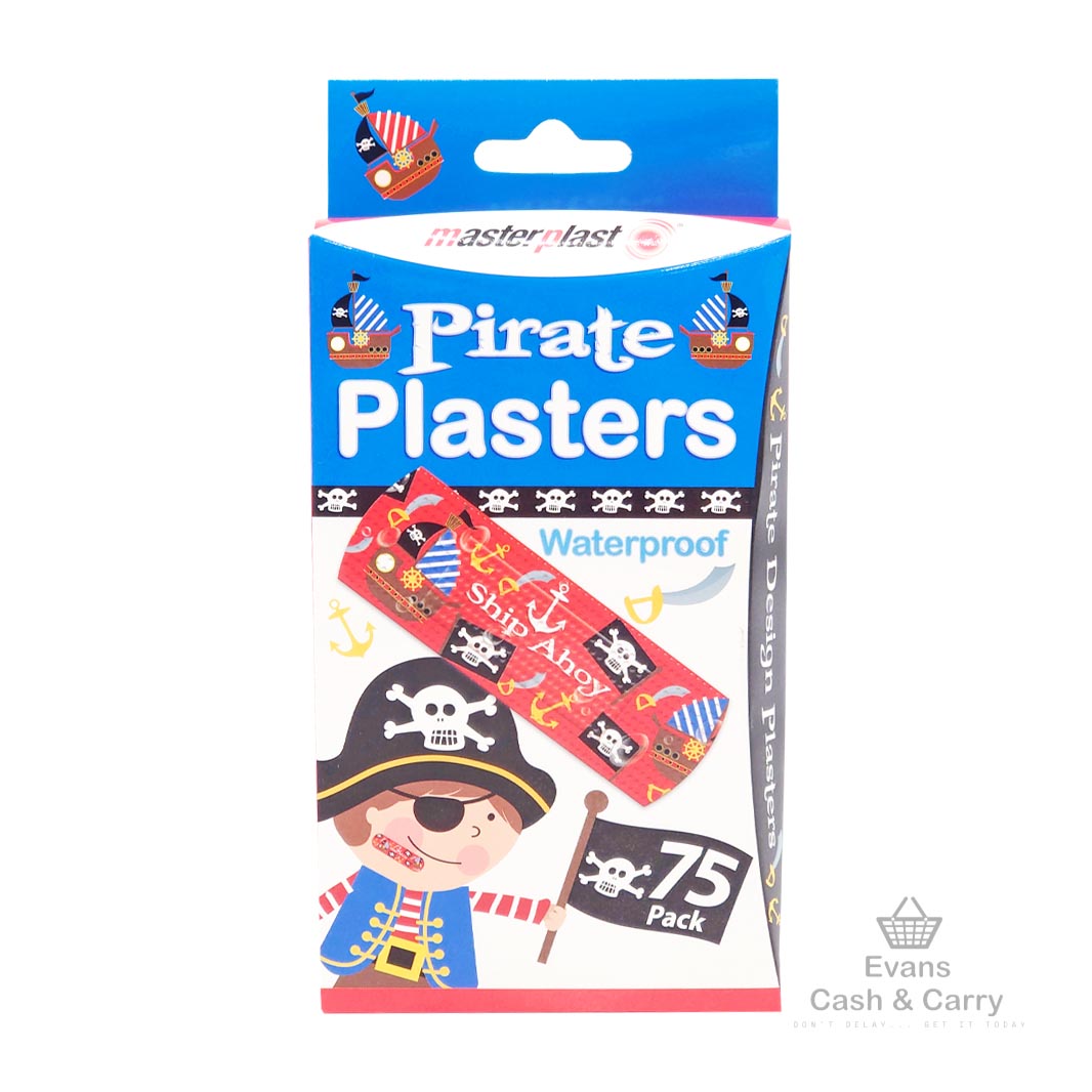 Masterplast Pirate Plasters (75pk)