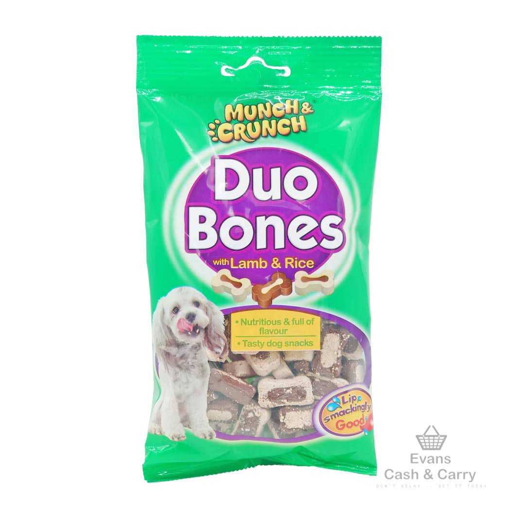 (BBE 05/24 - 07/25) Munch Crunch Lamb & Rice Duo Bones