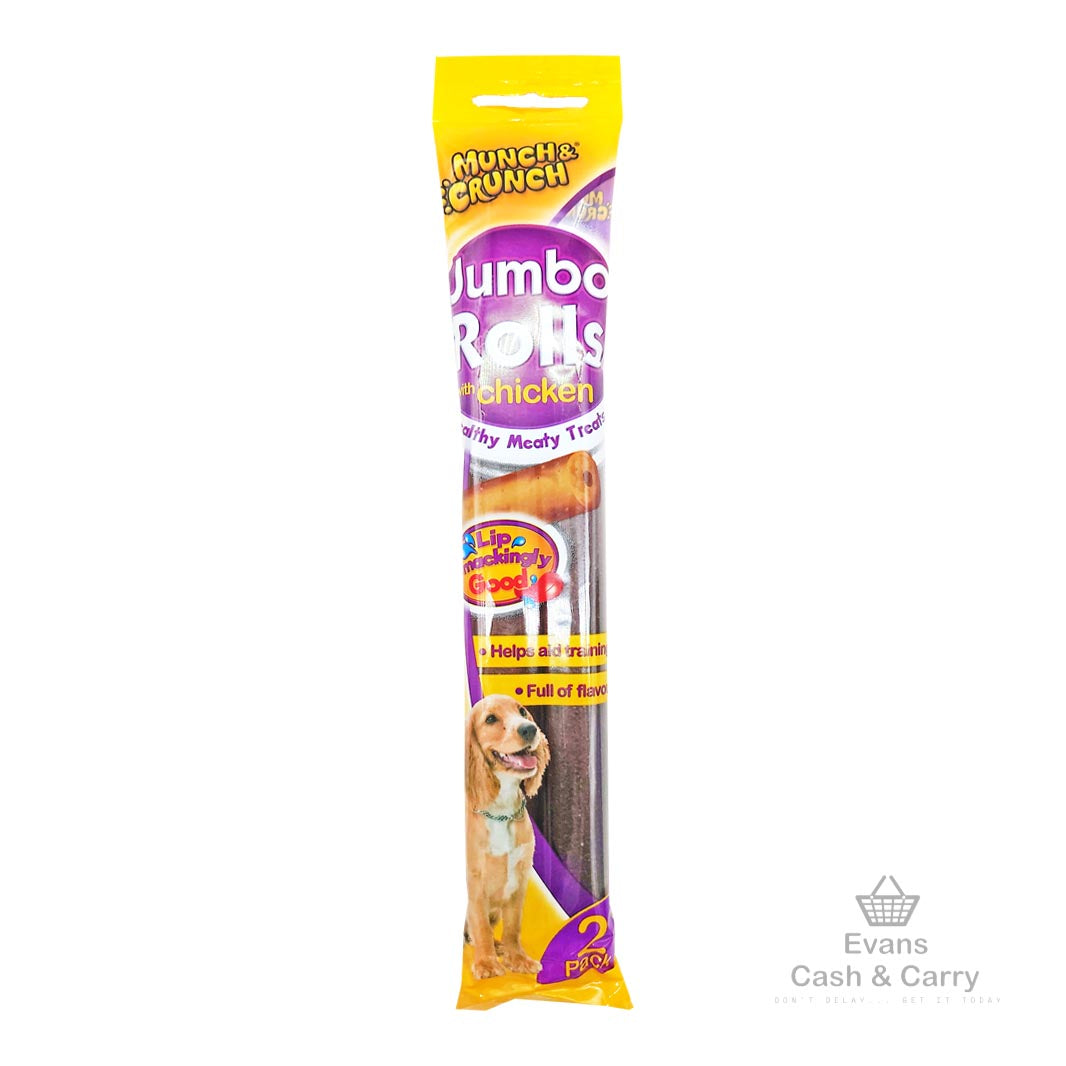 (BBE - 08/08/25) Munch Crunch Jumbo Rolls- Chicken