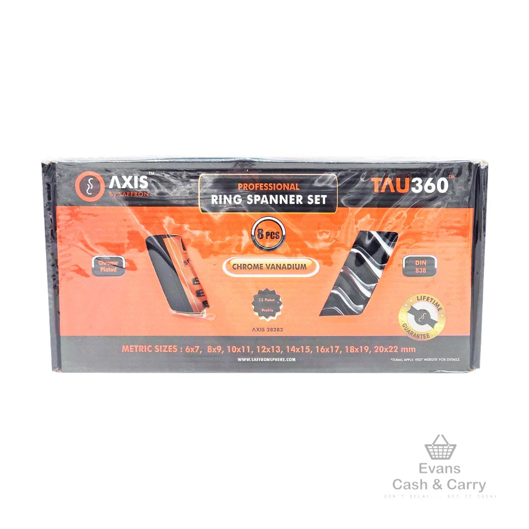 Axis Professional Ring Spanner Set (8pk)