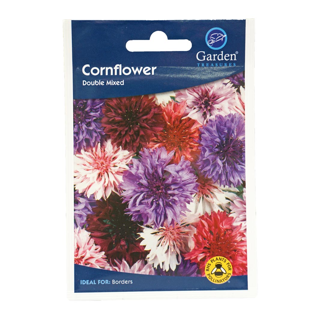 Cornflower (Double) Flower Mix Seeds (90p each or 5 for £4)