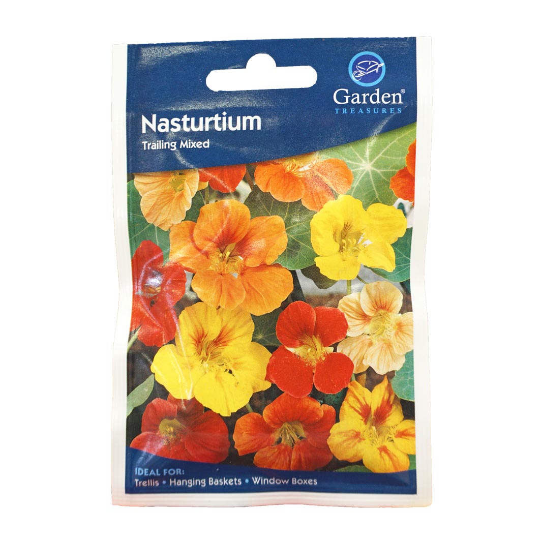 Nasturtium (Trailing) Flower Mix Seeds (90p each or 5 for £4)