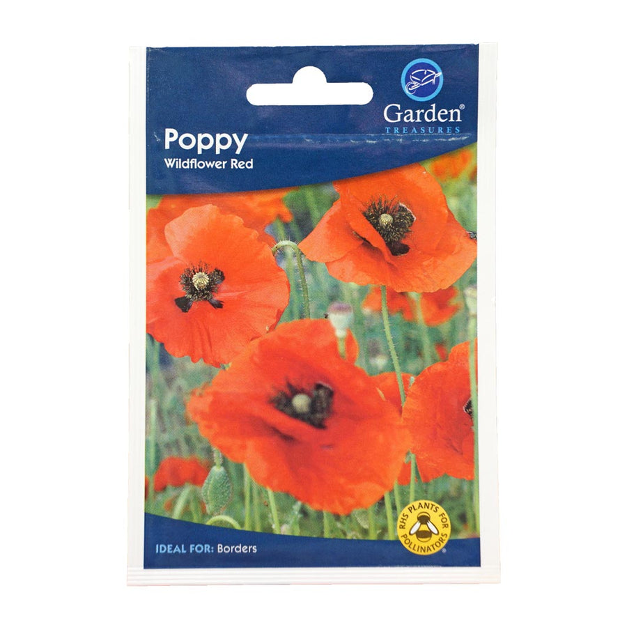 Poppy (Wildflower Red) Seeds (90p each or 5 for £4) Evans for Everyone