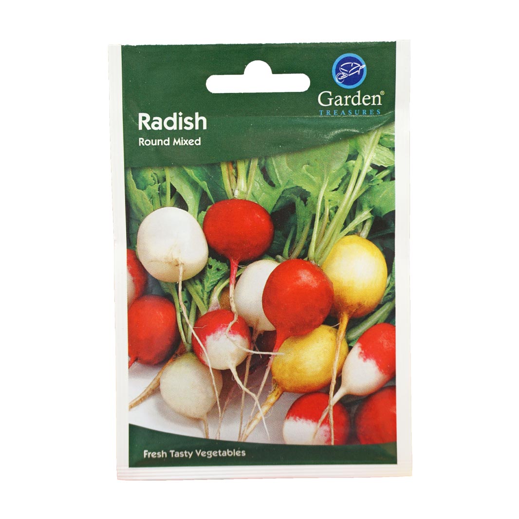 Radish (Round Mixed) Seeds (90p each or 5 for £4)