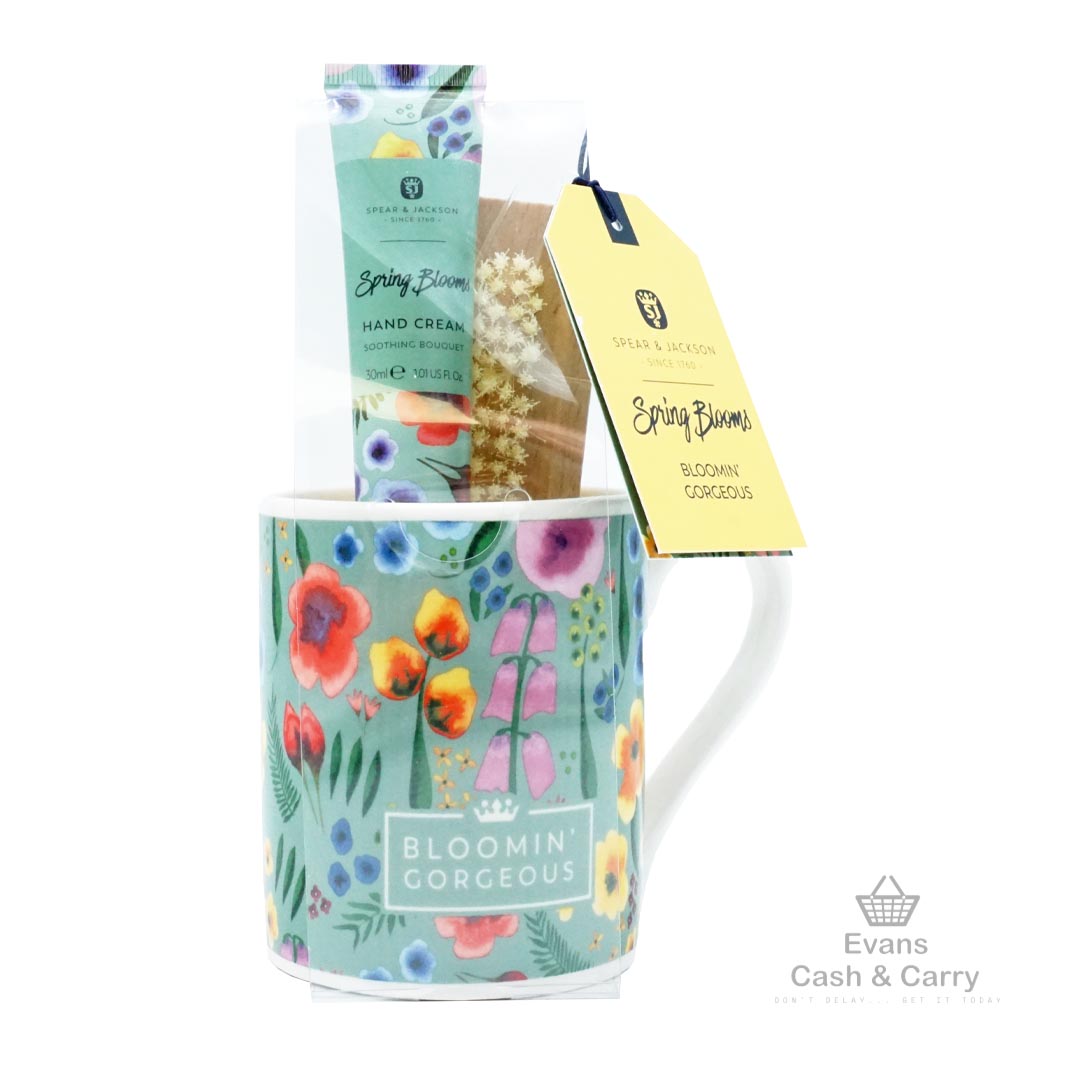 Spear & Jackson Spring Blooms Hand Care Mug Set