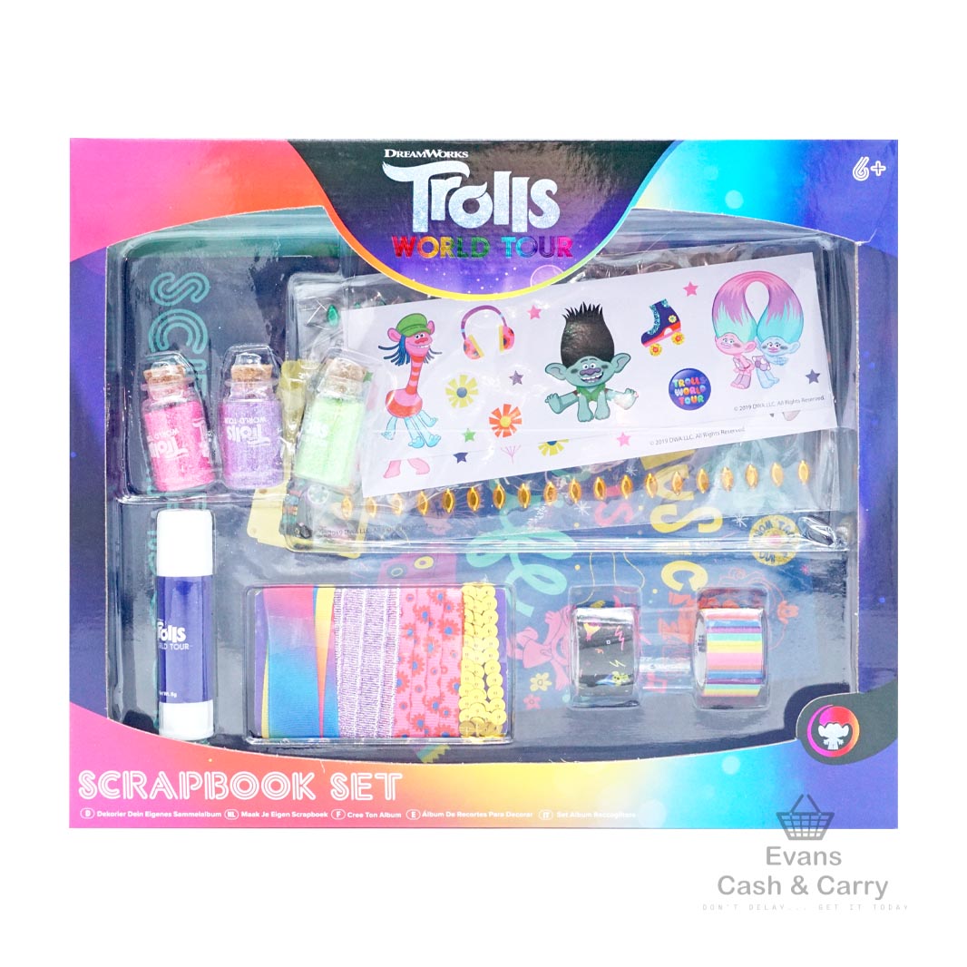 Trolls World Tour Scrapbook Set