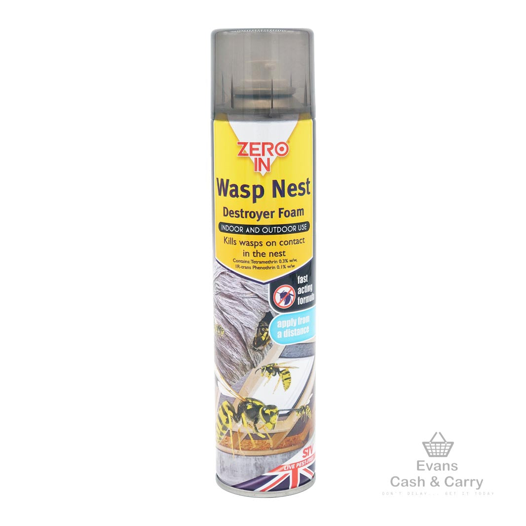 Zero In Wasp Nest Destroyer Foam (300ml)