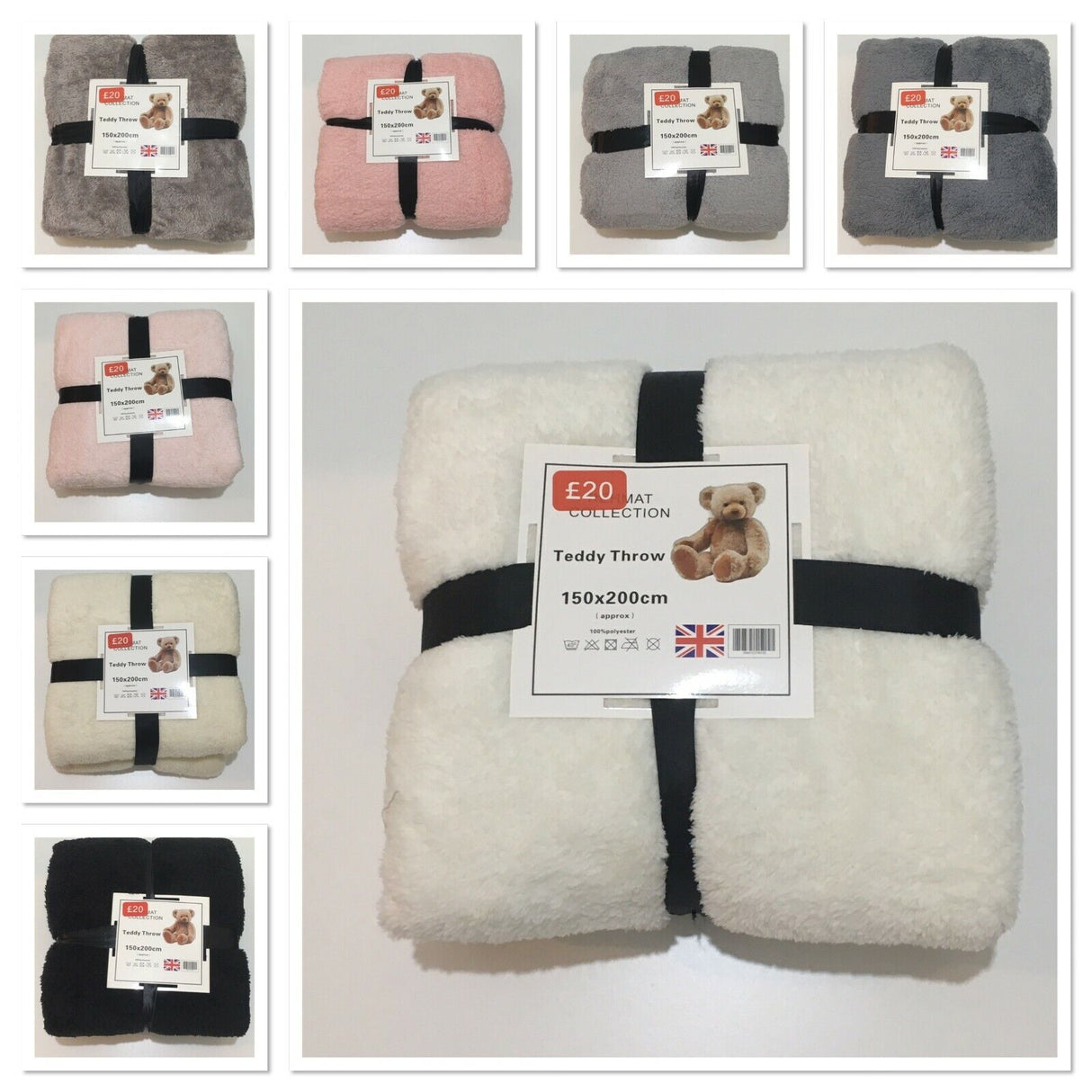 Supersoft Cuddly Teddybear Blanket